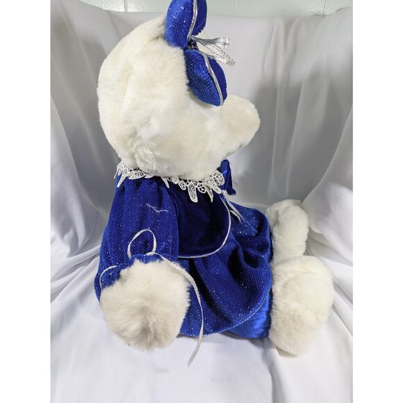 Dan Dee‎ Snowflake Christmas Holiday Teddy Bear Stuffed Plush 20" 2006 with Tag - Picture 4 of 8